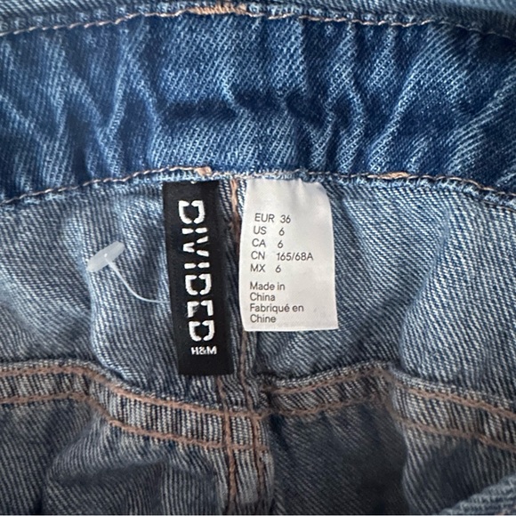 overall jean shorts - Picture 3 of 3